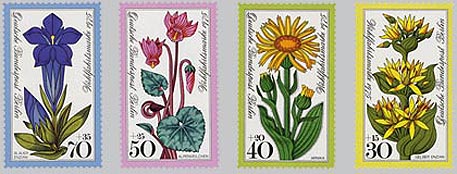 1975 - Blumen - Alpenblumen - Ausgabe Berlin