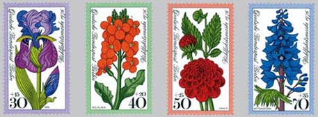 1976 - Blumen - Gartenblumen - Ausgabe Berlin