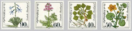 1981 - Blumen - Gefährdete Moor-, Sumpfwiesen- und Wasserpflanzen