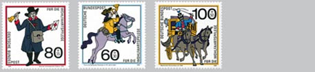 1989 - Postbeförderung im Laufe der Jahrhunderte