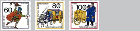 1989 - Postbeförderung im Laufe der Jahrhunderte - Ausgabe Berlin