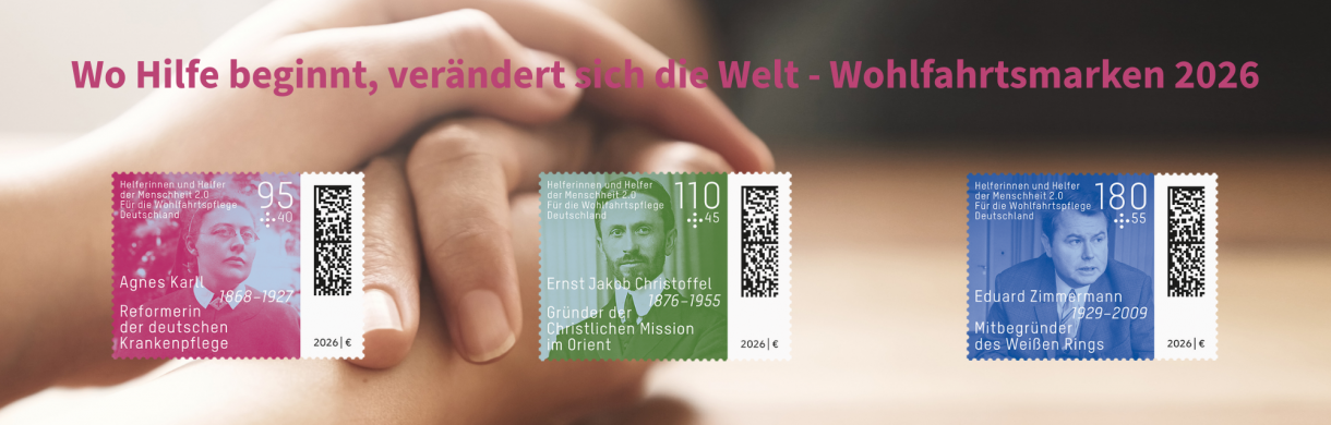 Wohlfahrtsmarken 2026 - Headerbild