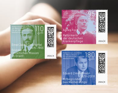 Wohlfahrtsmarke 2026 - Kachel