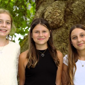 Greta Janzen, Charlotte Hoffmann und Valentina Kovačević, Caritas